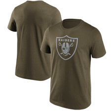 Las Vegas Raiders T-Shirt (Size M) NFL Men's Khaki Top - New