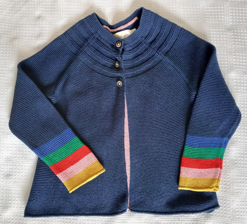 Boden blue cardigan - ,, rainbow