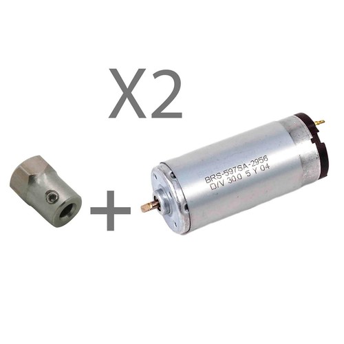 Electric motor coupling for - 2x,