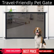 Portable No-Drill Dog Gate – Foldable Pet Barrier with Easy Frame for Travel, Re