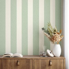 Green Stripe Wallpaper