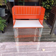 Hago Beanstalk Kamp Kitchen Shelves Vintage Caravan Camping Orange & white