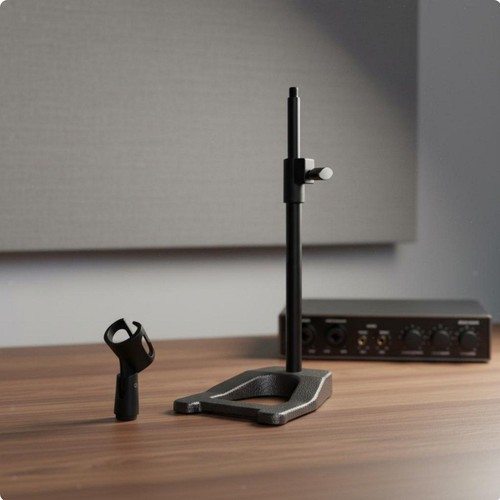 Triangular mic stand metal - mic,