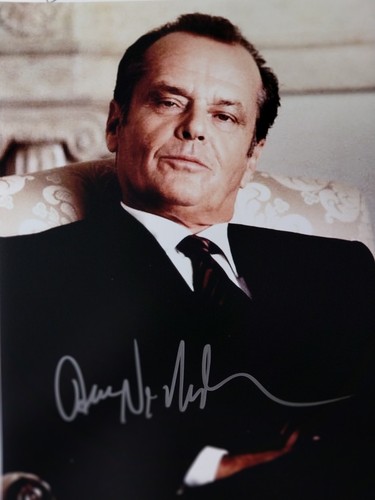 Jack nicholson signed 8x10 - nicholson,