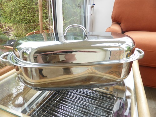 Stainless steel whole salmon - stainless,