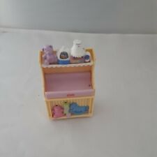 Doll house furniture musical light up baby doll changing table loving family