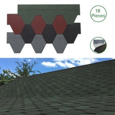 18PCS Hexagonal Asphalt Roof