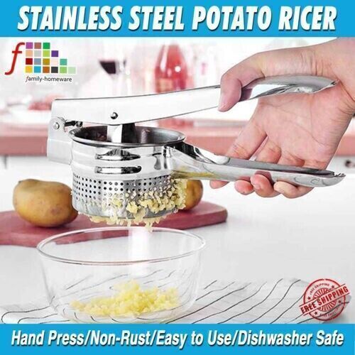 Large stainless steel potato - large,
