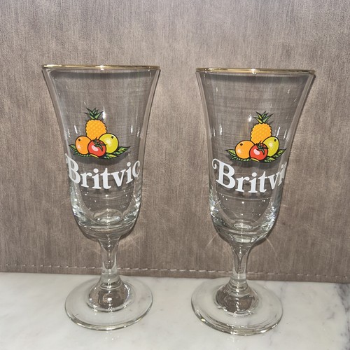 Britvic glasses rare - glasses,,