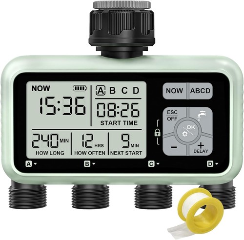 Zone water timer inlet - water,