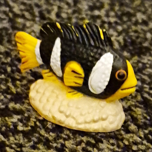 Anemone fish plastic figurine - plastic,
