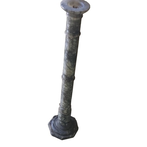 Marble stone pedestal column - marble,