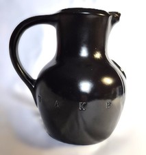 Large Vintage Black Stoneware