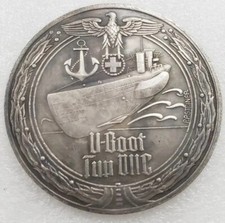 WW2 German U-boat Large Coin