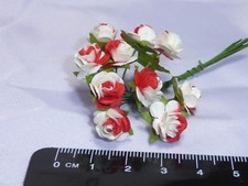 1:12 Scale 10 Roses Dollshouse Miniatures Flowers, Garden Ra