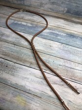 WHBM Leather Lariat Style