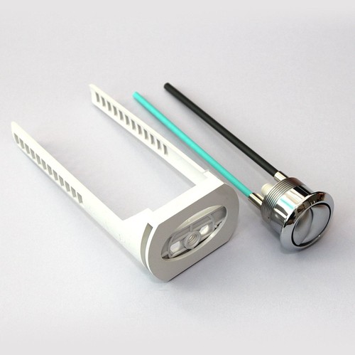 Dual flush push - button, for