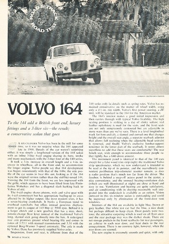 1969 volvo 164 - volvo,