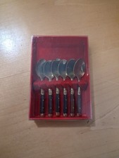 Vintage Set Of 6 Bronze