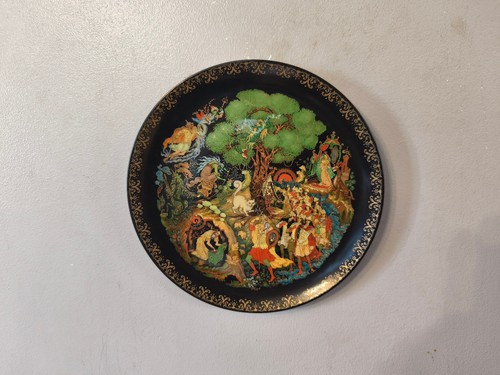 Vintage ceramic plate legends - plate,