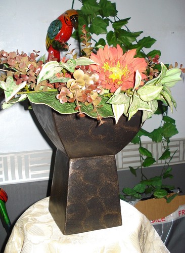 Vtg roman bronze marbled - bronze, "