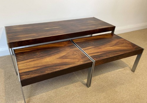 Mid century rosewood chrome - rosewood,