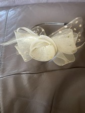 Beautiful Cream Fascinator For