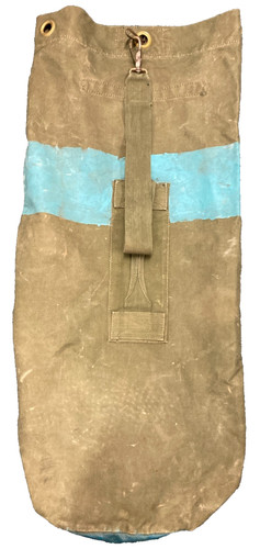 Vintage duffel kit bag genuine - vintage,