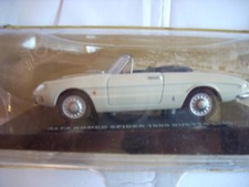 Die Cast Alfa Romeo Spider 1600 Duetto 1966 Scale 1/43