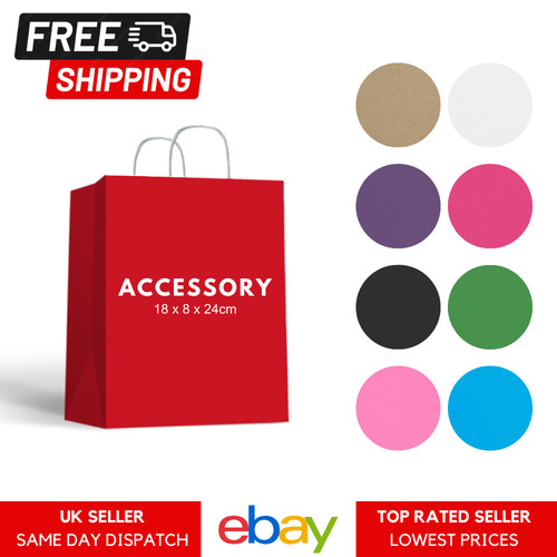Coloured paper party bags - paper,