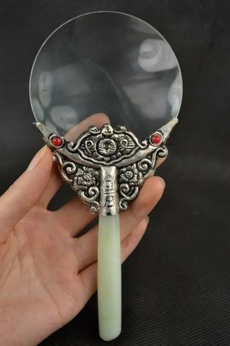 Old decorated handwork jade - old,
