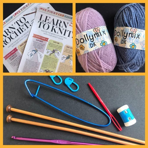 Learn knit crochet - to,