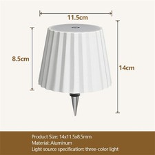 3 Color Stepless Dimming Lamp USB Charging LED Wine Bottle Wireless Bottle Lamp