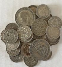 BULK PRE 47 SILVER 1920-1946 25 grams mixed lot