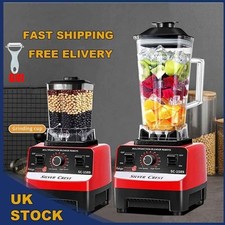 4500w Commercial Blender 2Jugs Food Processor Mixer Smoothie Juicer Ice Crusher