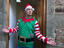 Christmas green elf jumper