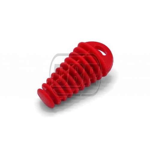 Red 49mm exhaust - exhaust, plug