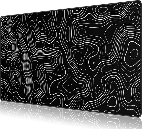 Topographic gaming mouse pad - topographic,