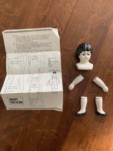 Vintage china doll - vintage,