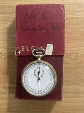WW11 Elgin Type B US Army Stopwatch 10 Second Jitterbug 15 Jewel Boxed Working