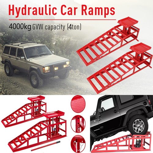 Ton hydraulic car - 4, ramps