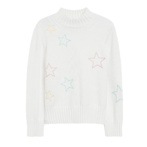 Ladies multi star jumper - star,