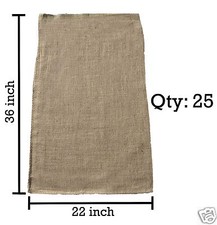 (25) 22x36 Burlap Bags