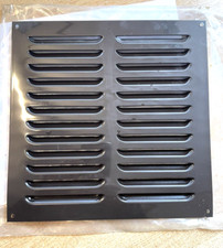 Brown Metal Air Vent Grille 9inch x 9inch - New old stock