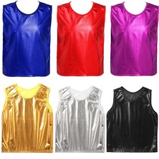 Kids Girls Boys Vest Jazz Crop