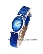 Omax Ladies Sunburst Blue Cut