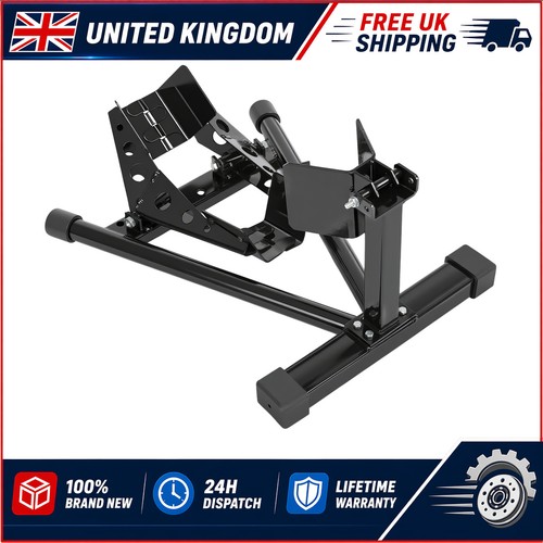 Motorcycle front wheel chock - front,