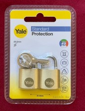 Yale 20mm brass padlock - yale,
