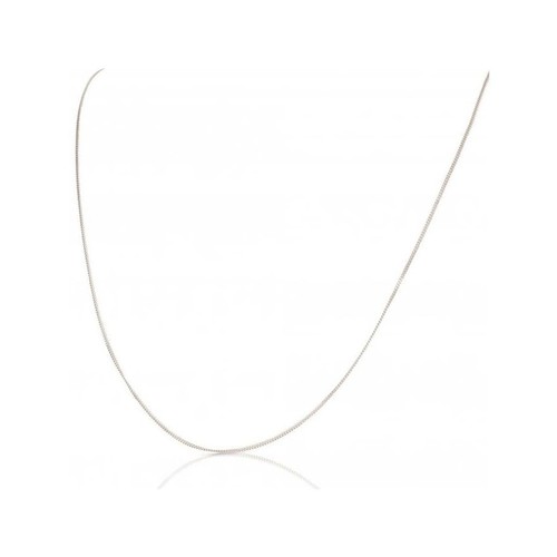 White gold chain 18 inch - 9k,