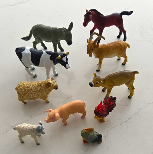 Elc mixed farm animals plastic - elc,